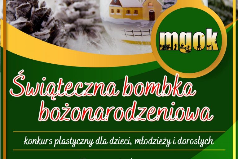 Świąteczna bombka bożonarodzeniowa